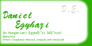 daniel egyhazi business card